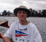 Don Lewis on sailboat