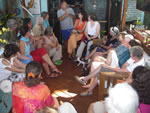 Captain Kiko leads discussion